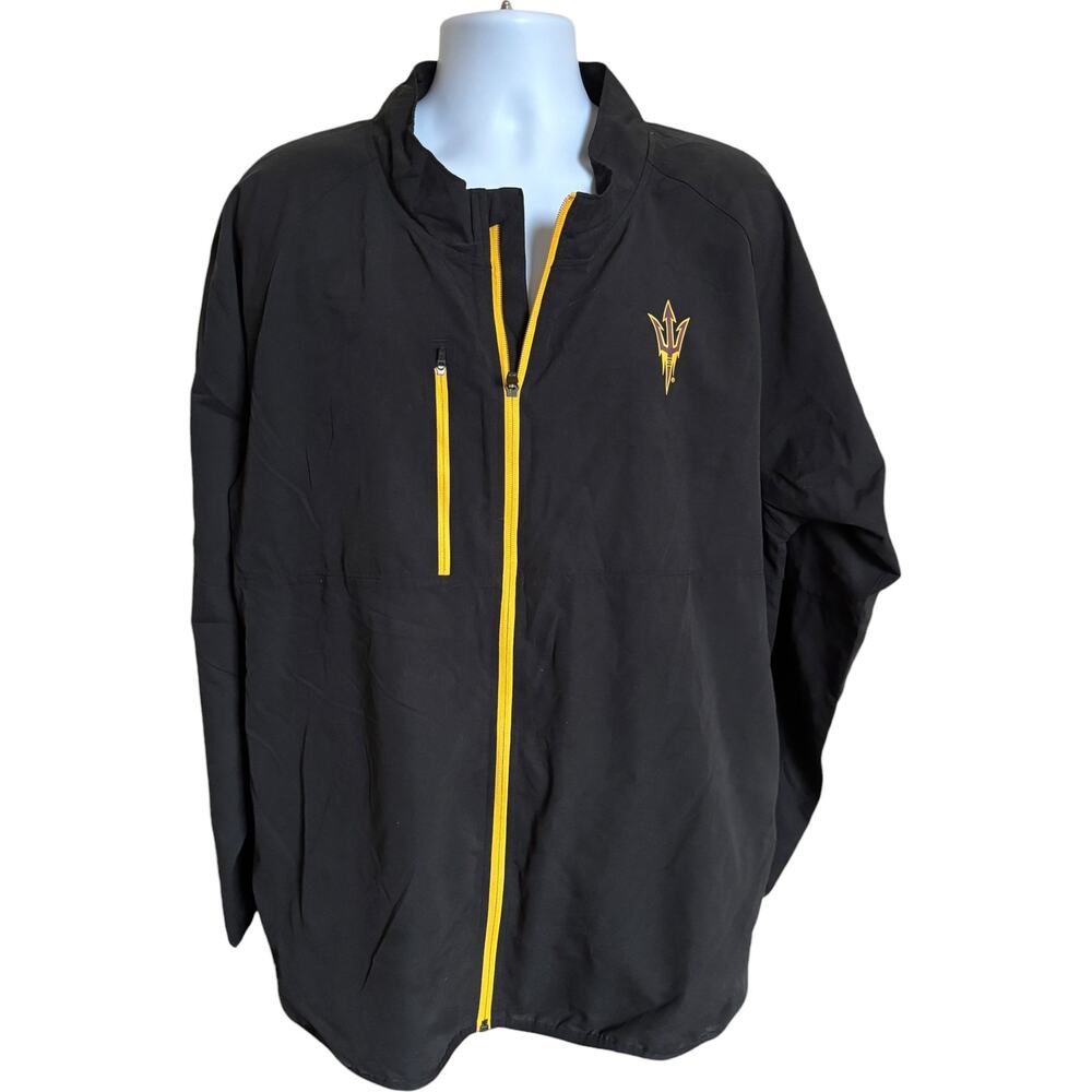 Champion XL Sporty Sun Devils Windbreaker Black Regular Fit